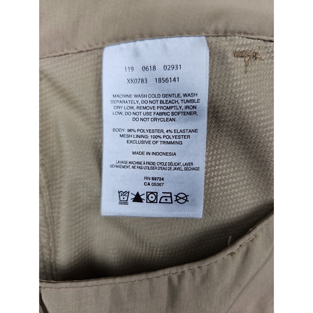 Columbia Omni Shield Pants Women's Size 16 Beige Hiking Convertible - Picture 7 of 10